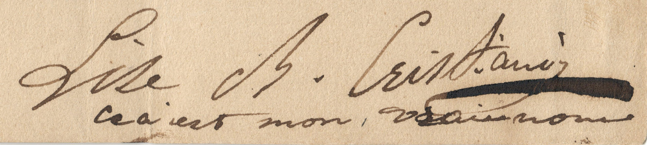 Signature de Lise Cristiani