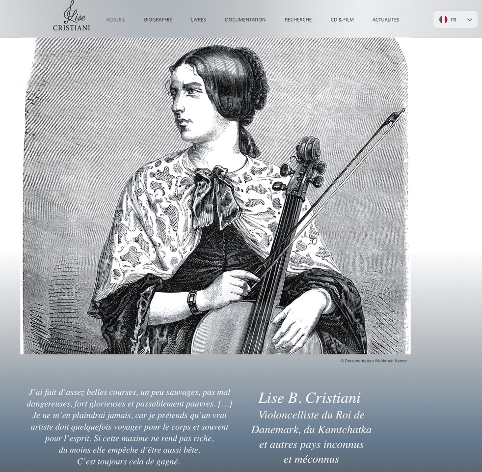Lise Cristiani - site